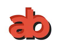 Letras AB representando el logo de Adrián Blanco
